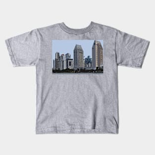 Lining San Diego Bay Kids T-Shirt